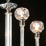 Люстра с 8-ю лампами и гранеными стеклянными плафонами Prism Gala варинант исполнения - 6 | Loft Concept в Орле