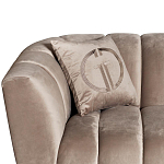 Диван трехместный велюровый серый Island of Comfort варинант исполнения - 2 | Loft Concept в Орле