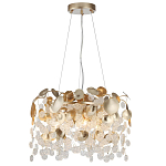 Люстра с декоративными подвесками из прозрачного стекла в форме монеток FAIRYTREE Light варинант исполнения - 3 | Loft Concept в Орле