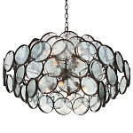 Люстра с каскадом из круглых стеклянных дисков Small Round Sequins варинант исполнения - 2 | Loft Concept в Орле