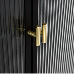 Сервант четырехдверный с рифленым стеклом The Keeper варинант исполнения - 3 | Loft Concept в Орле