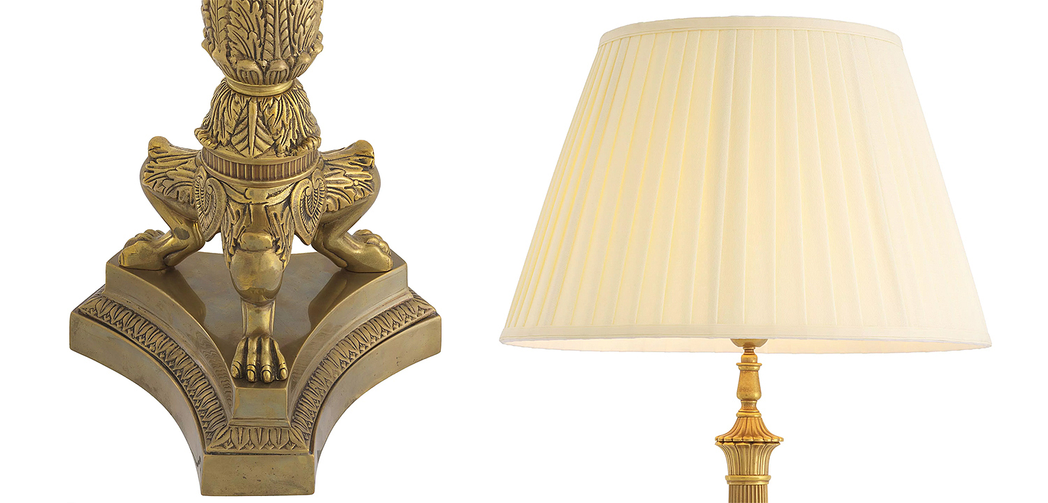 Настольная лампа Eichholtz Table Lamp Marchand Brass Настольная лампа Eichholtz Table Lamp Marchand Brass - Loft-Concept в Орле