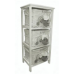 Стеллаж для детской с животными с плетенными корзинами Cute Elephant варинант исполнения - 2 | Loft Concept в Орле