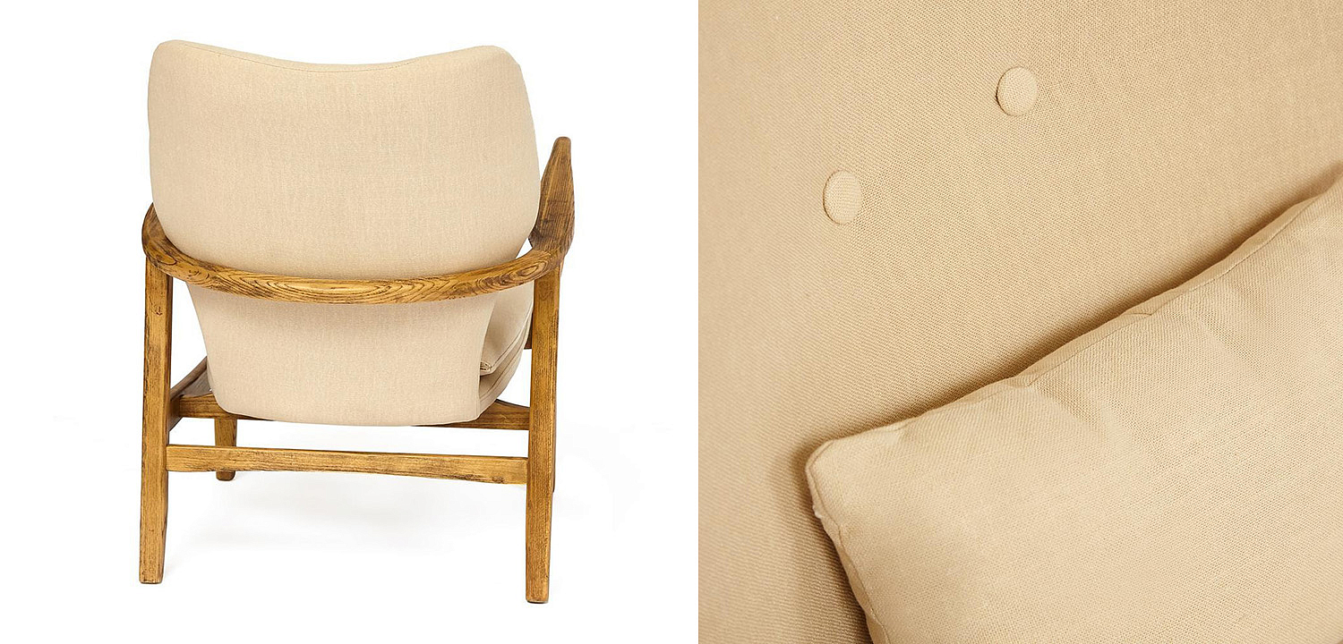 Кресло Makeshift armchair beige Кресло Makeshift armchair beige - Loft-Concept в Орле