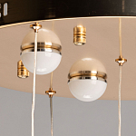 Люстра каскадная с 10-ю прозрачными плафонами Wave Line варинант исполнения - 11 | Loft Concept в Орле