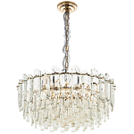 Круглая многоярусная люстра с хрустальным декором Cascade Waterfall Crystal Chandelier 12 варинант исполнения - 2 | Loft Concept в Орле