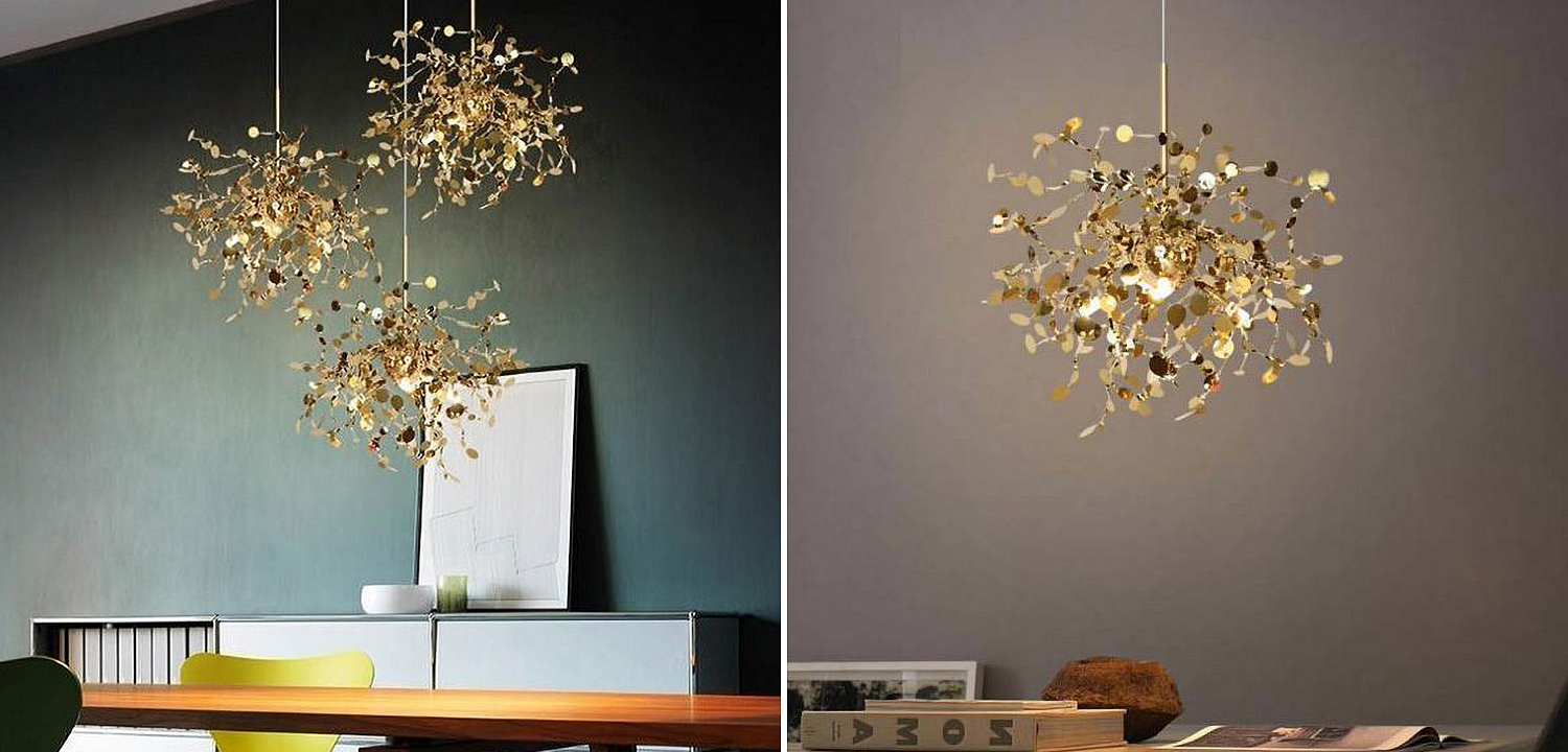 Люстра Terzani Argent Suspension Gold Pendant lamp 50 Люстра Terzani Argent Suspension Gold Pendant lamp 50 - Loft-Concept в Орле