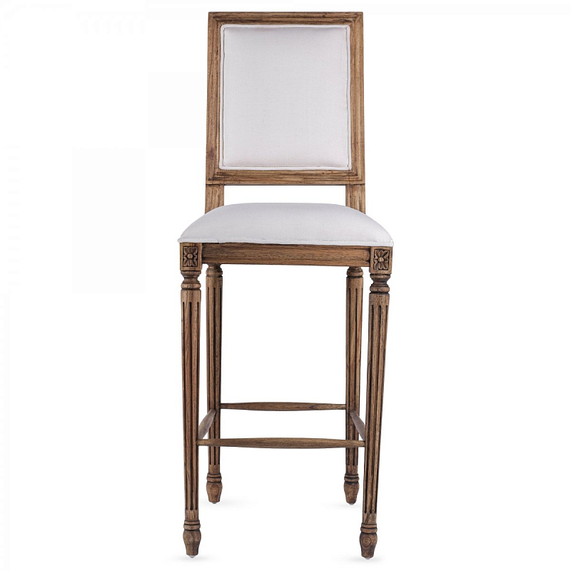 Барный стул JACOB bar stool Avory Linen Дерево Акация ivory ( слоновая кость ) Барный стул JACOB bar stool Avory Linen Дерево Акация ivory ( слоновая кость ) в Орле | Loft Concept