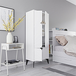 Комод белый с 4-мя дверцами на металлических ножках SPARK MULTIPURPOSE CABINET WHITE варинант исполнения - 6 | Loft Concept в Орле
