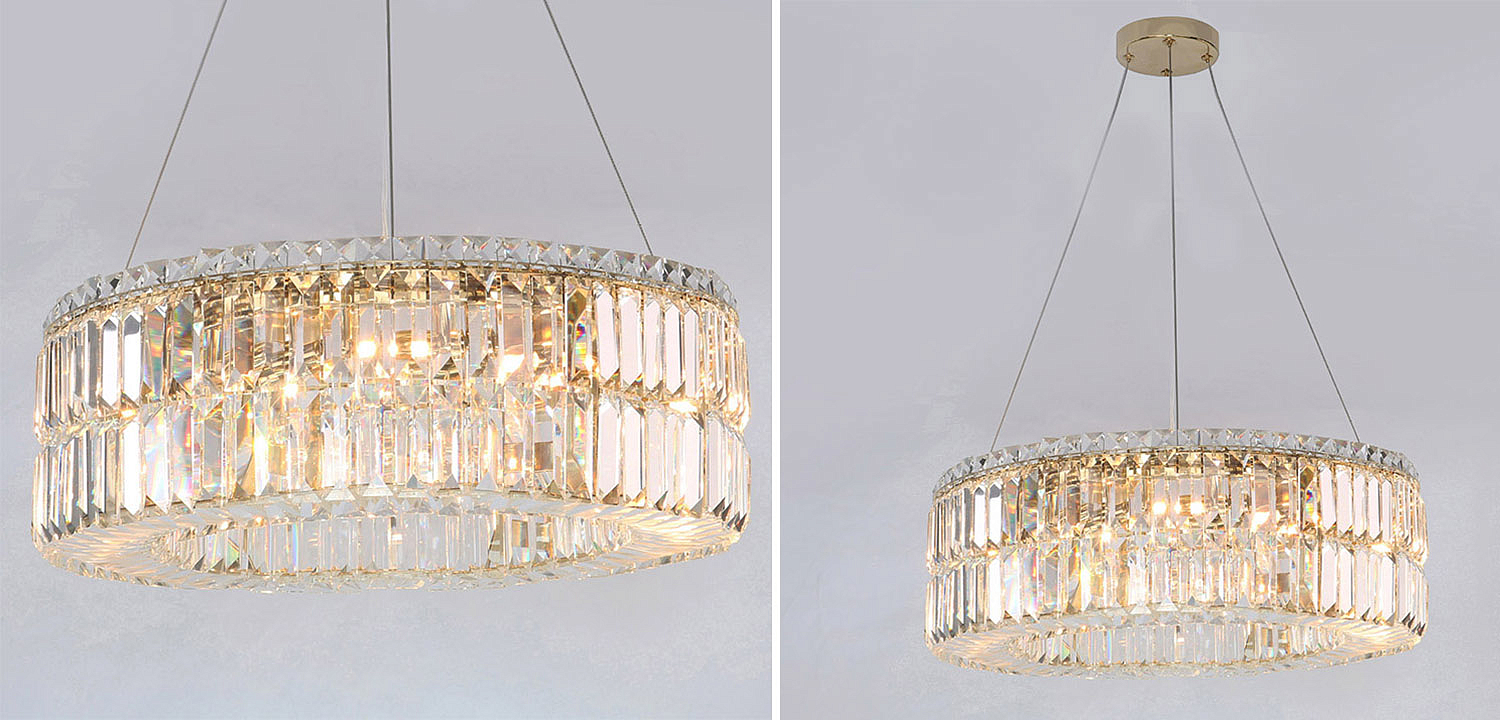 Люстра Darleen Crystal Gold Chandelier 12 Люстра Darleen Crystal Gold Chandelier 12 - Loft-Concept в Орле