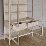 Витрина Primo со стеклянными фасадами и буфетом шпон Светлый дуб варинант исполнения - 5 | Loft Concept в Орле