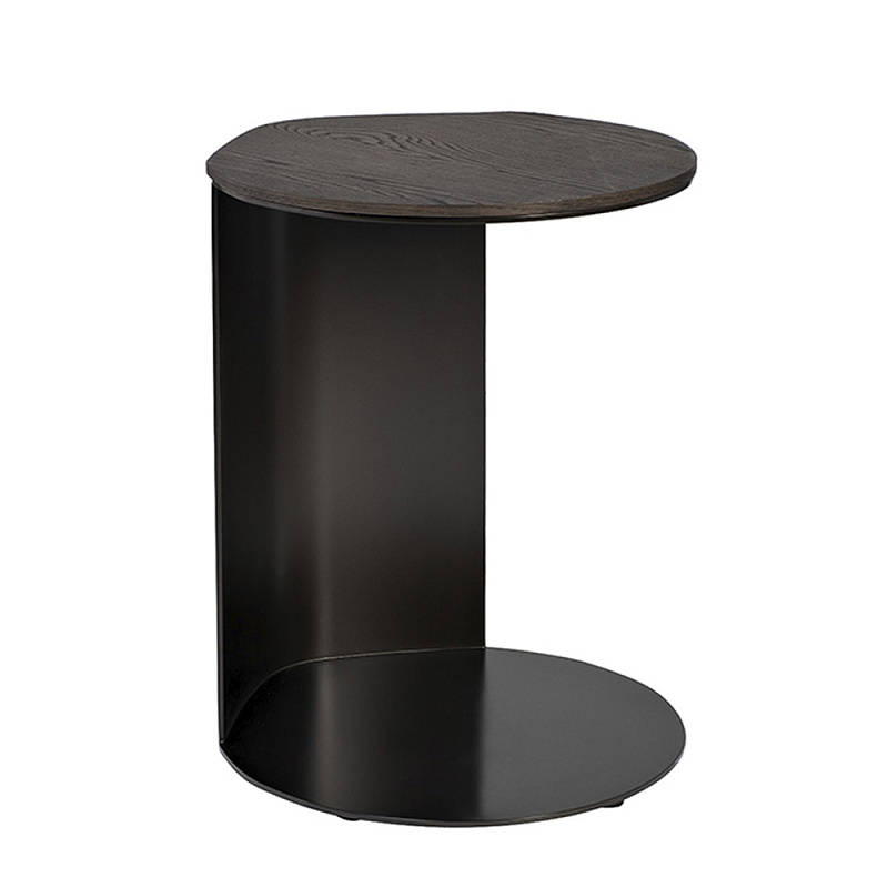 Столик журнальный приставной темный шпон Form Graphics Коричневый в Орле | Loft Concept 