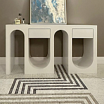 Белая консоль с ящиками Endor White варинант исполнения - 1 | Loft Concept в Орле