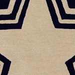 Дизайнерский ковер в виде звезды Poltronova Tappeto Stellina  Navy Blue Grey Rug варинант исполнения - 5 | Loft Concept в Орле