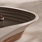 Журнальный столик фигурный со стеклянной столешницей Table Drop варинант исполнения - 4 | Loft Concept в Орле