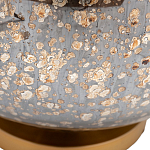 Настольная лампа c бежевым абажуром на круглом стеклянном основании Soft Pastel Light варинант исполнения - 1 | Loft Concept в Орле