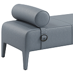 Кушетка Cuba из натуральной кожи с валиком  варинант исполнения - 3 | Loft Concept в Орле