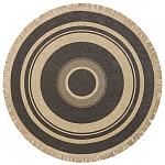 Ковер из комбинированного состава с узором Circles of goodness варинант исполнения - 1 | Loft Concept в Орле