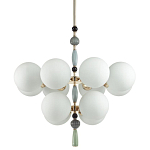 Люстра со вставками из керамики SkyEast 12 ламп варинант исполнения - 1 | Loft Concept в Орле