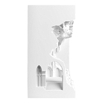 Встраиваемый в стену гипсовый светильник под покраску с эффектом разрушенной стены Antiquity Athena варинант исполнения - 4 | Loft Concept в Орле