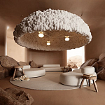Вязаный подвесной светильник из шерсти Dome Wool Lamp  варинант исполнения - 1 | Loft Concept в Орле