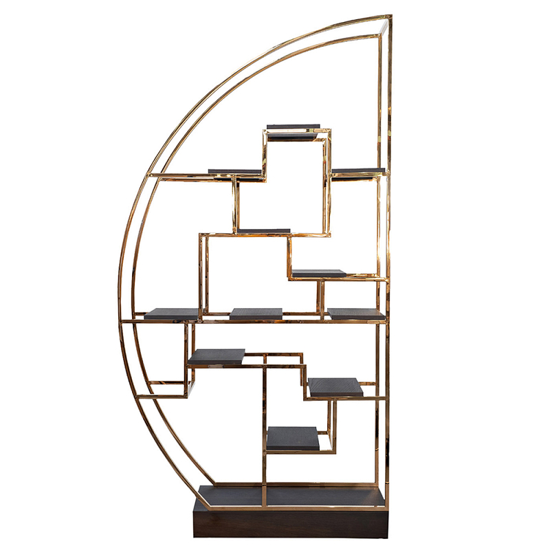 Стеллаж полусфера Golden Sail Розовое золото Коричневый Стеллаж полусфера Golden Sail Розовое золото Коричневый в Орле | Loft Concept