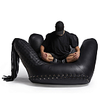 Дизайнерское кожаное кресло в форме руки Poltronova Joe Whip Armchair варинант исполнения - 8 | Loft Concept в Орле