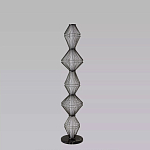 Торшер светодиодный с плетеным металлическим каркасом Metal Interweaving варинант исполнения - 4 | Loft Concept в Орле