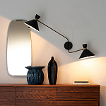 Бра с 2-мя поворотными плафонами Davy Duo Wall Lamp варинант исполнения - 2 | Loft Concept в Орле