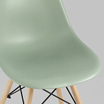 Пластиковый стул на ножках из массива бука Eames Mint варинант исполнения - 7 | Loft Concept в Орле