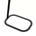 Столик приставной с прямоугольной серой столешницей Steel Stable Table варинант исполнения - 3 | Loft Concept в Орле