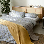 Постельное белье из сатина с рисунком 200х220 см Aurora Allure Sprout варинант исполнения - 3 | Loft Concept в Орле