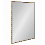 Зеркало прямоугольное в фактурной золотой раме Reflective Fabric варинант исполнения - 1 | Loft Concept в Орле
