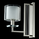 Бра с геометрическим каркасом из металла и цилиндрическим стеклянным плафоном Laurent варинант исполнения - 3 | Loft Concept в Орле