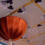 Обои ручная роспись Morning Glory Original colourway on shot slub silk варинант исполнения - 2 | Loft Concept в Орле