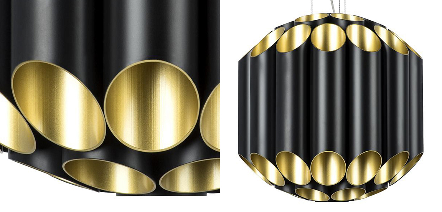 Люстра Garbi Black Pipe Organ Chandelier 44 Люстра Garbi Black Pipe Organ Chandelier 44 - Loft-Concept в Орле