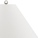 Настольная лампа овальная с тропическим принтом Stylized Aalm Leaves Motif варинант исполнения - 3 | Loft Concept в Орле