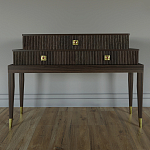 Премиальная Консоль с тремя ящиками Elsa Dreams Walnut варинант исполнения - 3 | Loft Concept в Орле