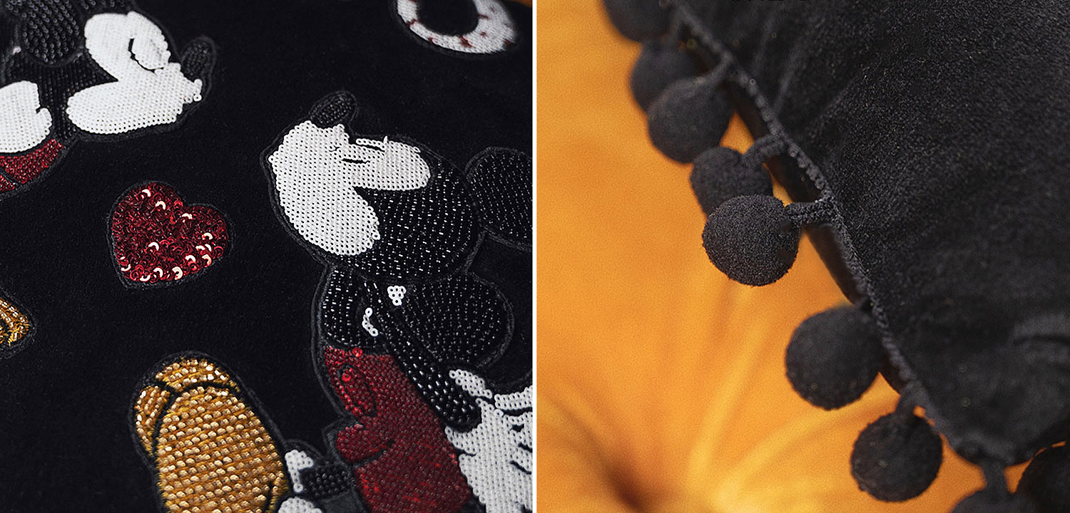 Декоративная подушка с Аппликацией и пайетками Gucci Mickey and Minnie Mouse Декоративная подушка с Аппликацией и пайетками Gucci Mickey and Minnie Mouse - Loft-Concept в Орле