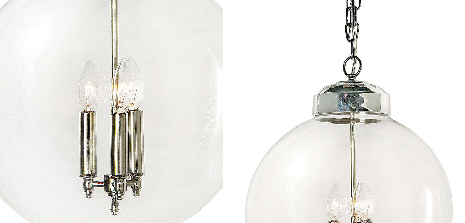 Подвесной светильник Conor Globe Hanging lamp Silver Подвесной светильник Conor Globe Hanging lamp Silver - Loft-Concept в Орле