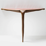 Дизайнерская консоль деревянная на одной ножке Poltronova Gallino Connsole Table варинант исполнения - 2 | Loft Concept в Орле