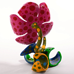 Декоративная статуэтка Yayoi Kusama Flowers that Bloom at Midnight Pink варинант исполнения - 2 | Loft Concept в Орле