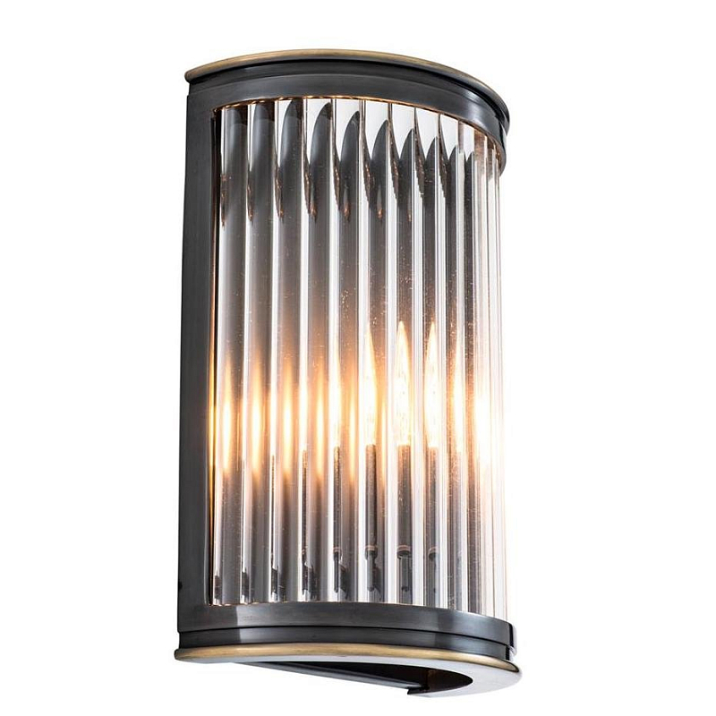 Бра Wall Lamp Alice Темная бронза Прозрачное Стекло Бра Wall Lamp Alice Темная бронза Прозрачное Стекло в Орле | Loft Concept