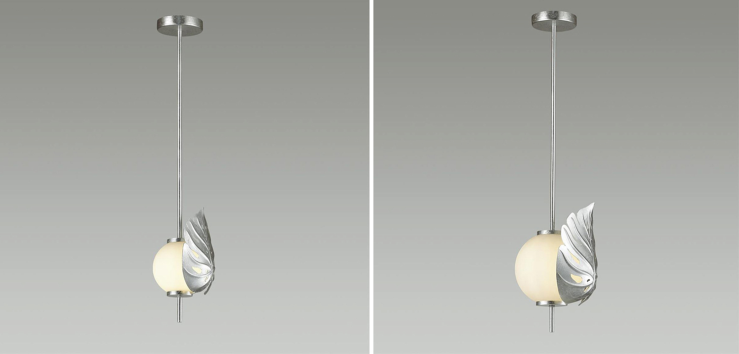 Подвесной светильник Silver Monstera Leaf Подвесной светильник Silver Monstera Leaf - Loft-Concept в Орле