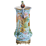 Ваза из фарфора с птицей на бронзовой ветке Garden of Eden варинант исполнения - 3 | Loft Concept в Орле