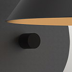 Бра с широким конусным плафоном с золотистой внутренней стороной Alora Mood варинант исполнения - 4 | Loft Concept в Орле