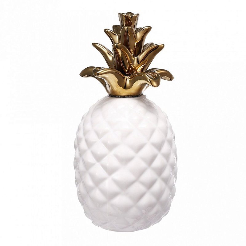 Аксессуар Pineapple White & Gold Белый Золотой Аксессуар Pineapple White & Gold Белый Золотой в Орле | Loft Concept