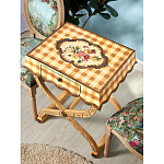 Приставной столик с ящиком в стиле ретро Vintage Rustic Tablecloth варинант исполнения - 7 | Loft Concept в Орле