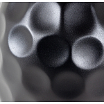 Столик журнальный с круглой деревянной столешницей на черном фактурном основании Bourgeon варинант исполнения - 6 | Loft Concept в Орле