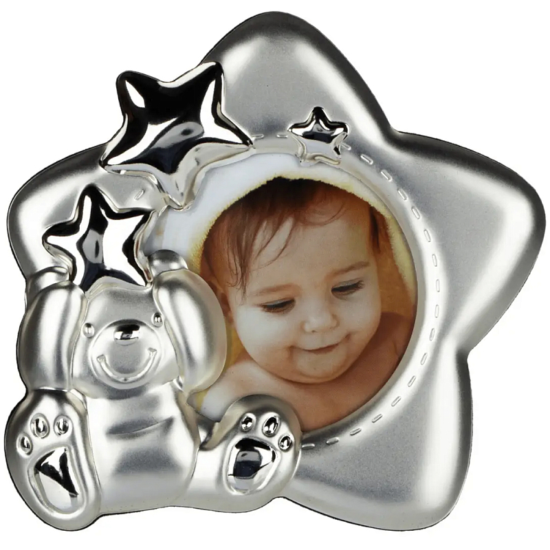 Фоторамка детская Childhood Corner Star Серебристый Фоторамка детская Childhood Corner Star Серебристый в Орле | Loft Concept